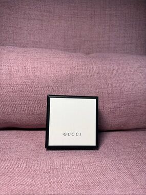 Gucci Small White Box with Black Border